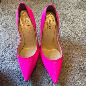 Hot pink Guess by Marciano high heels